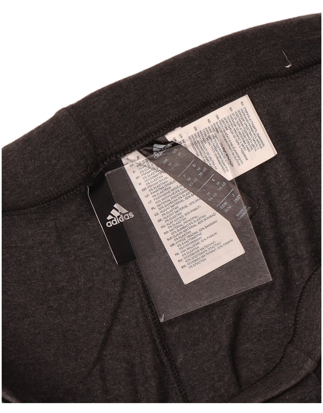 Adidas Leggings gráficos para mujer Reino Unido 12/14 Algodón gris medio
