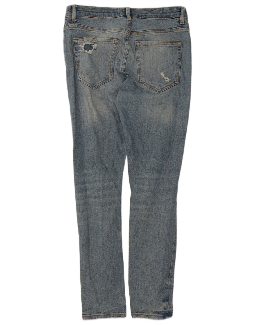 Zara Jeans ajustados desgastados para hombre EU 40 Medium W31 L29 Algodón azul