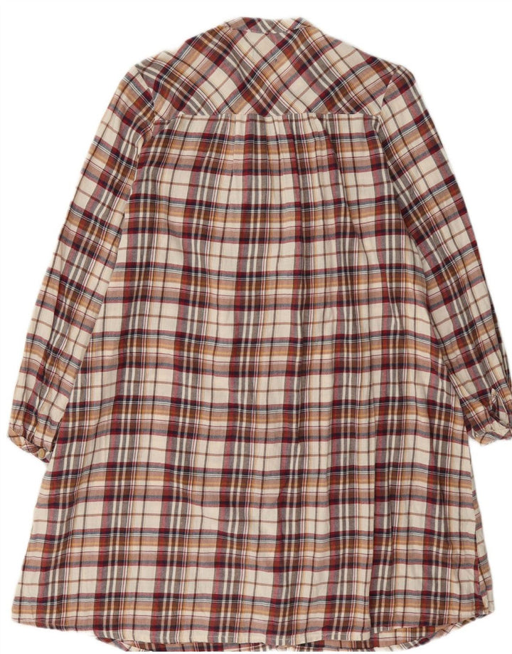 Wrangler Vestido camisero de franela para mujer UK 44 Mediano Cuadros multicolores