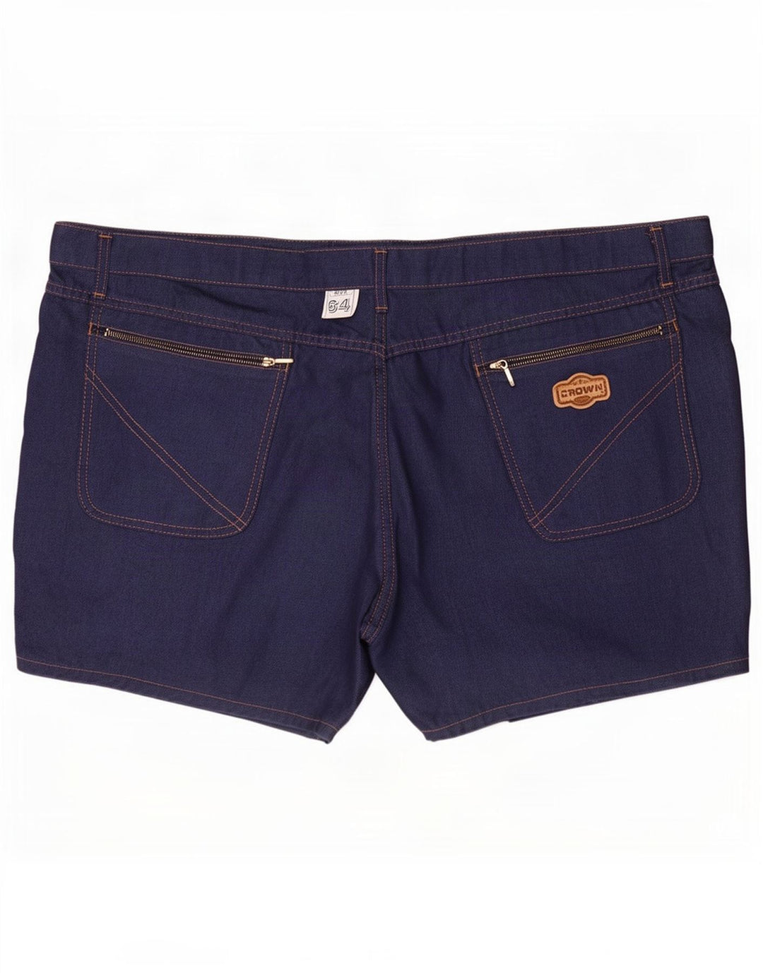 Pantalones cortos vaqueros Crown para mujer 4XL W46 Azul marino
