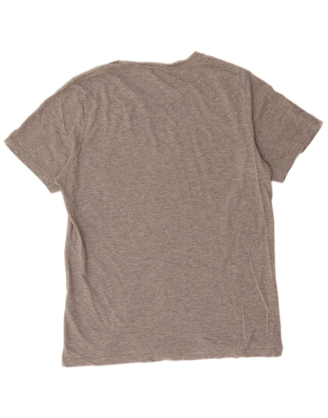 Jack & Jones Hombre Camiseta Gráfica Top Algodón Gris Medio