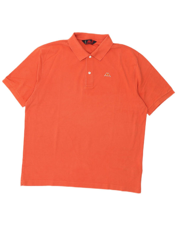 Kappa Polo Hombre 2XL Naranja Algodón
