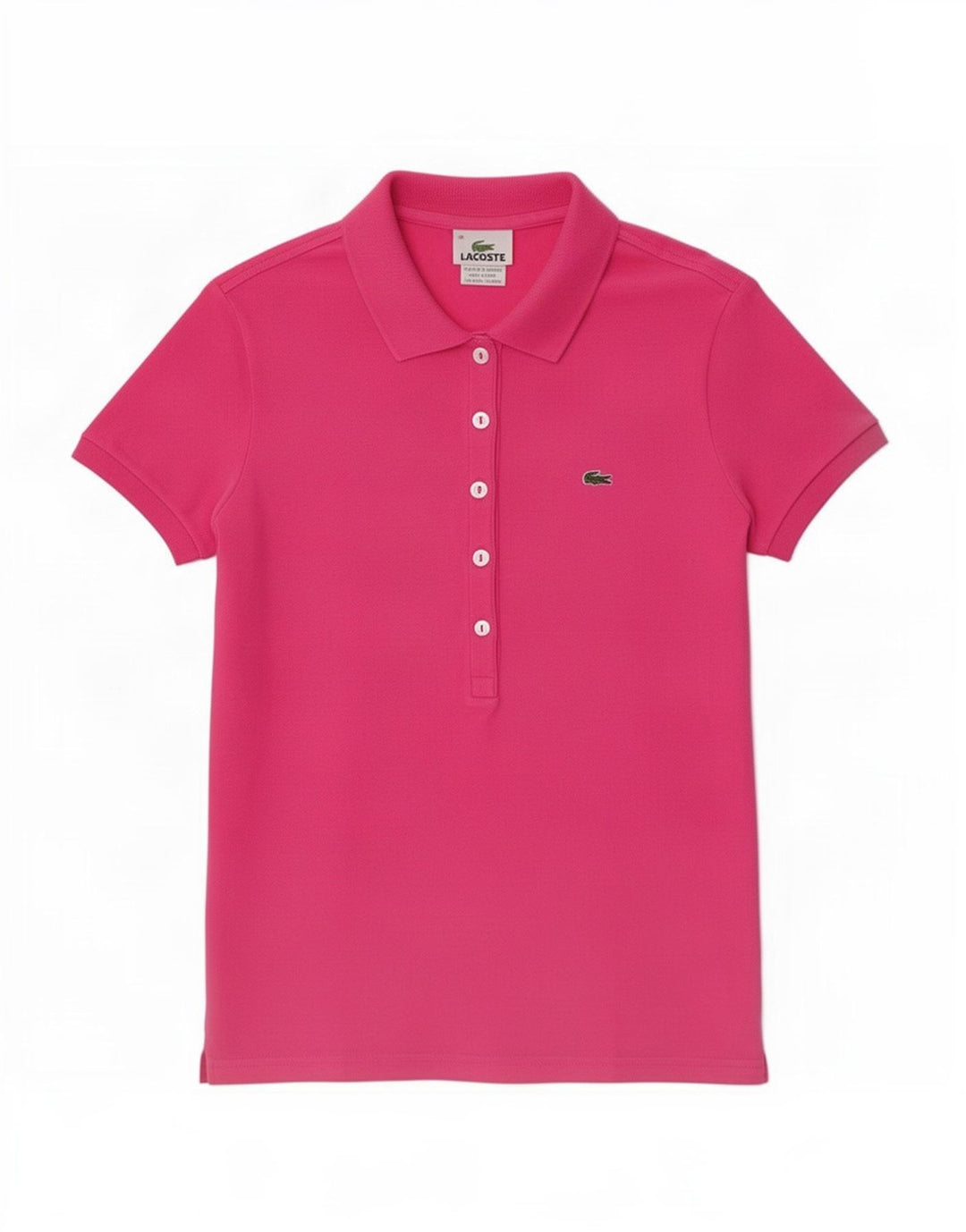 Polo Lacoste Mujer EU 38 Algodón Rosa Medio