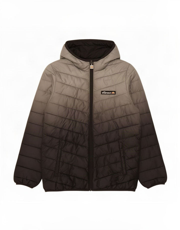 Ellesse Chaqueta acolchada con capucha para niño 12-13 años Gris Tie Dye Poliéster