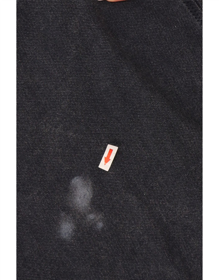 Sudadera con capucha y cuello con cremallera para hombre de Fat Face, jersey grande de algodón azul marino