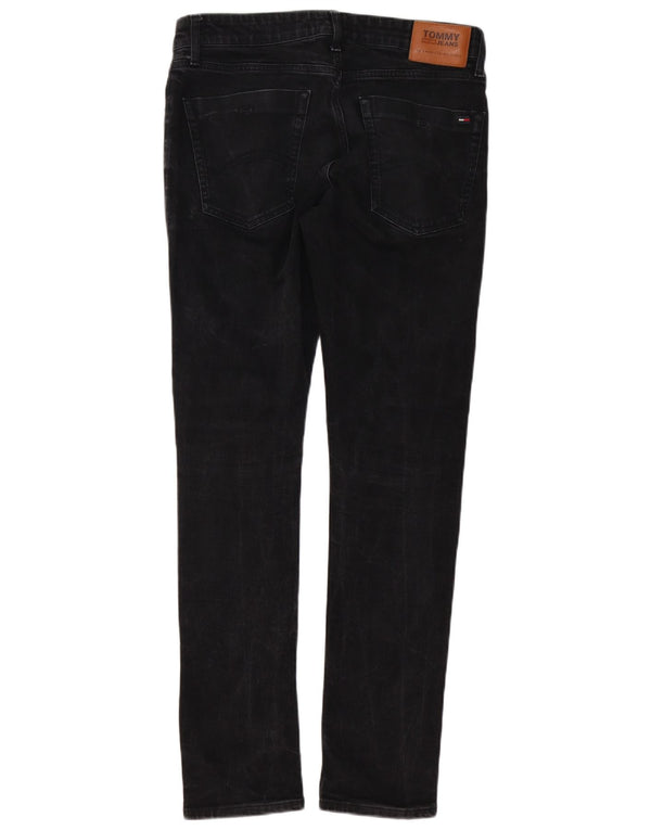 Tommy Hilfiger Vaqueros ajustados para hombre W33 L32 Algodón negro