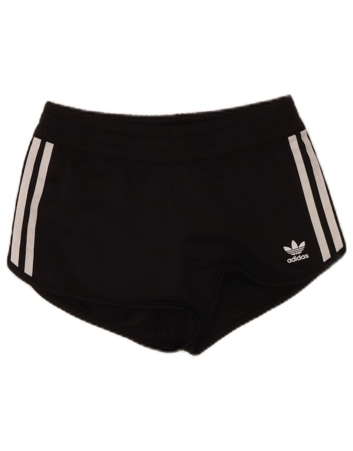 Adidas Pantalones cortos deportivos para mujer UK 10 Small Black Poliéster