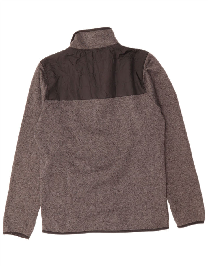 Columbia Chaqueta superior de chándal para hombre Poliéster color block en gris medio