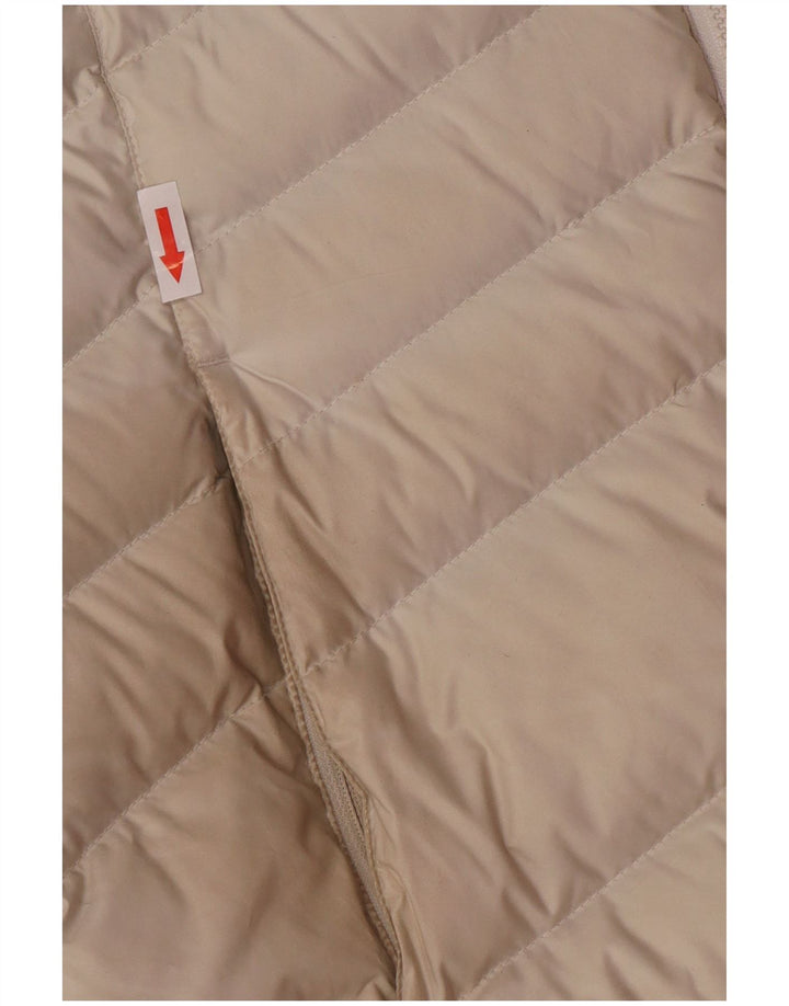 Marmot Mujer Abrigo Acolchado Con Capucha UK 10 Small Off White Poliéster