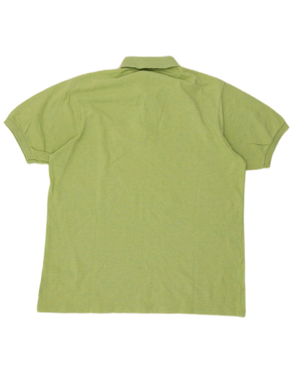Polo Lacoste para hombre talla 7 2XL algodón verde