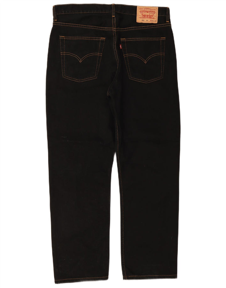 Levi's Vaqueros rectos 582 para hombre W36 L30 Negro