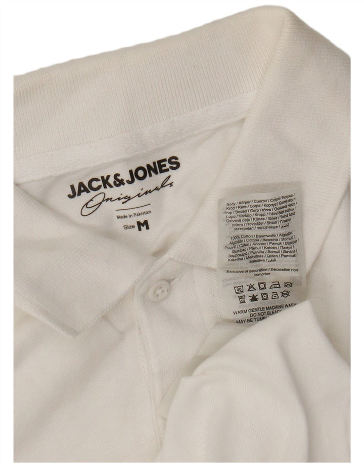 JACK & JONES Polo Hombre Algodón Blanco Mediano