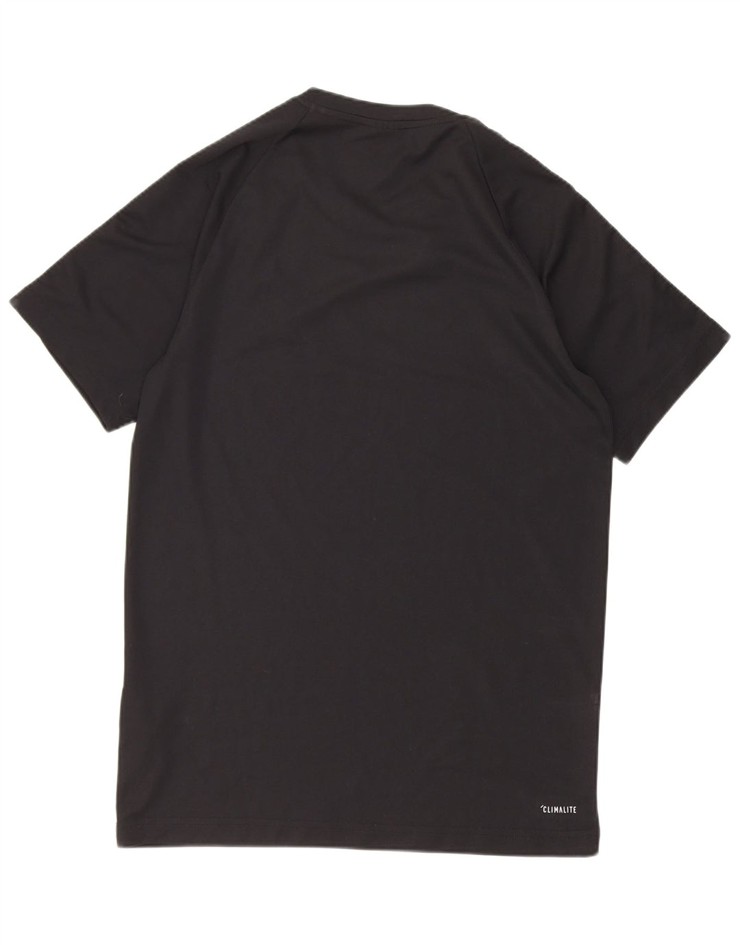 Adidas Mens Climalite Camiseta Top Pequeño Negro Poliéster