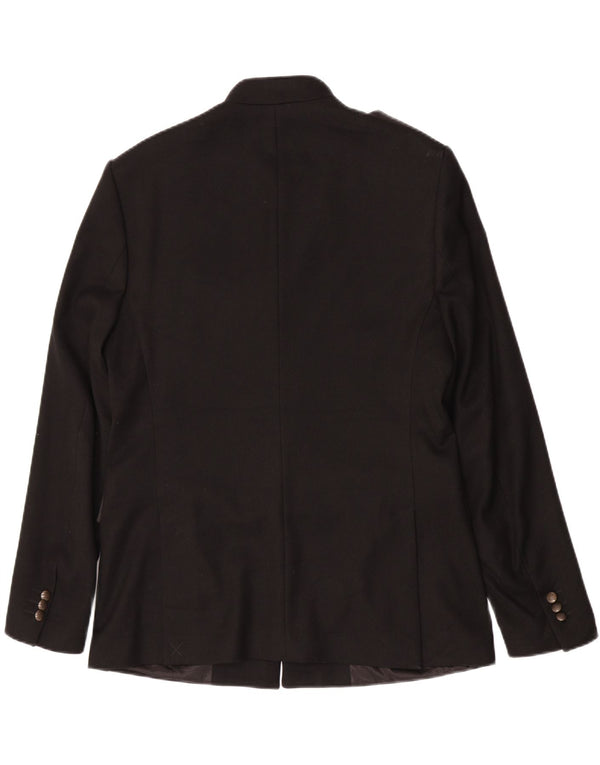 Zara Chaqueta Blazer De 5 Botones Para Hombre EU 54 XL Poliéster Negro