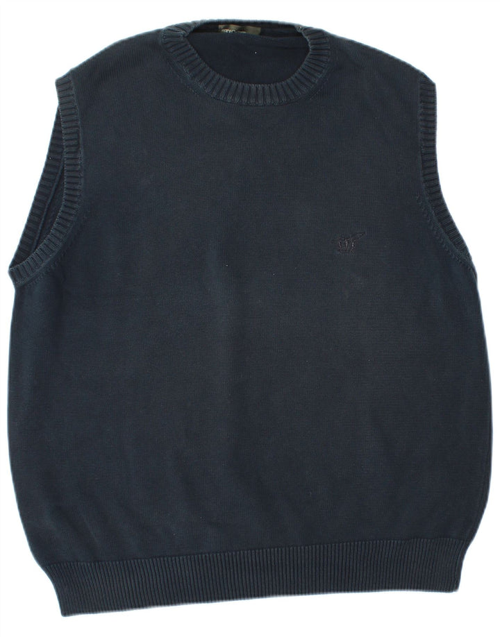Henry Cottons - Camiseta sin mangas para hombre, talla grande, color azul marino
