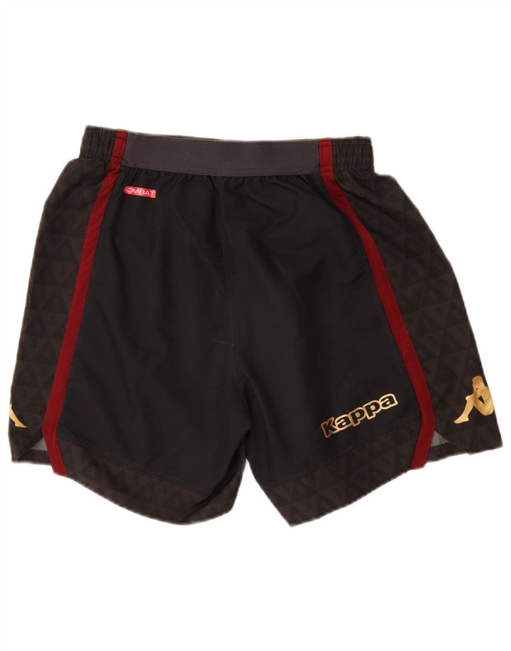 KAPPA FC Torino Shorts deportivos gráficos para mujer UK 8 Small Poliéster negro