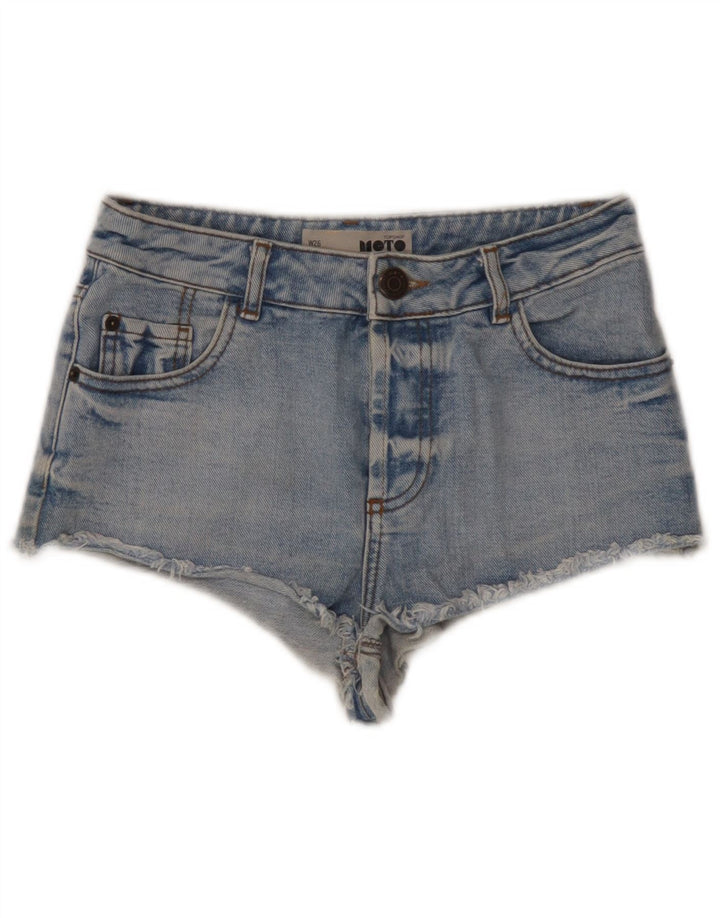 Shorts Vaqueros Mujer Topshop W26 Small Azul Algodón