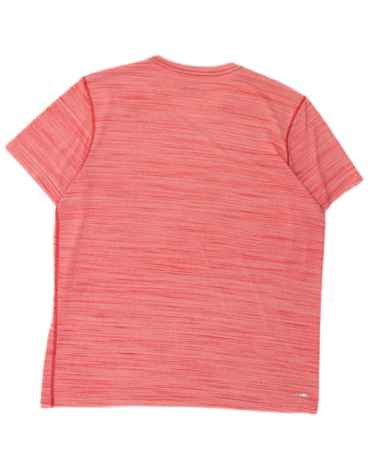 Adidas Camiseta Hombre Top XL Poliéster Rayas Rojas