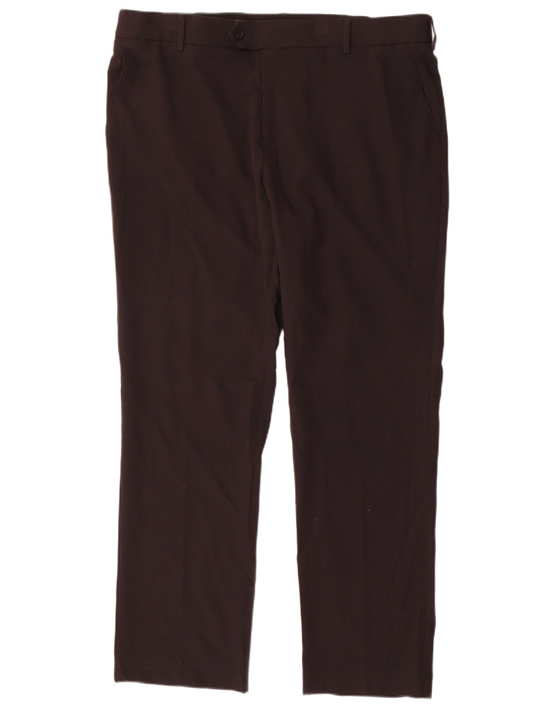 Farah Pantalón de traje recto para hombre W40 L31 Poliéster negro