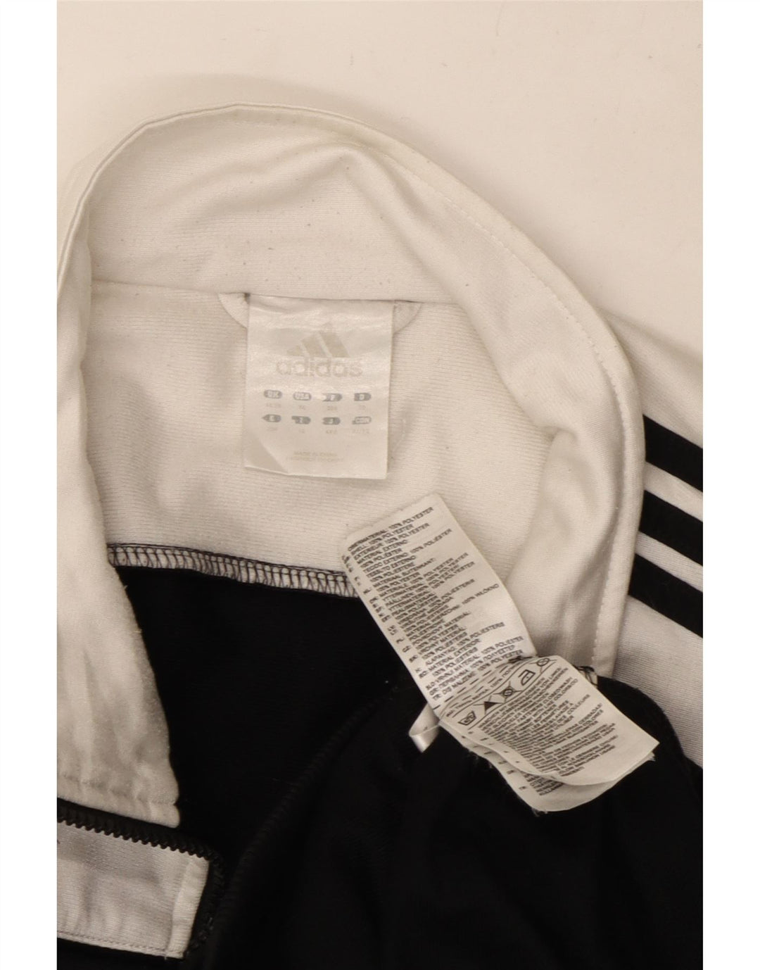 Adidas - Chaqueta de chándal para hombre, talla 48/50, color negro, poliéster