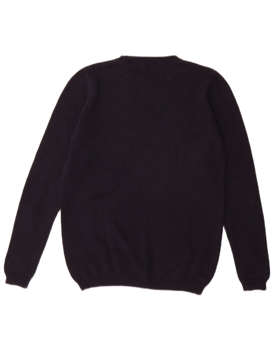 Marks & Spencer - Jersey de cuello redondo para hombre, color azul marino mediano