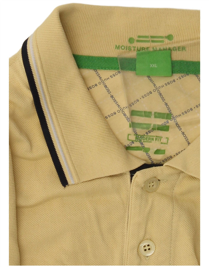 Polo HUGO BOSS para hombre 2XL Amarillo
