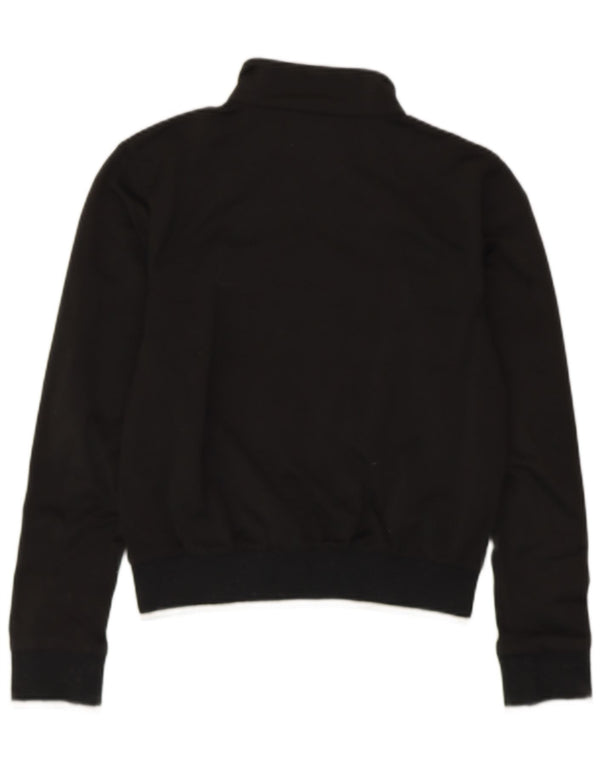 PUMA Chaqueta de chándal para mujer UK 8 Small Black Colourblock Poliéster