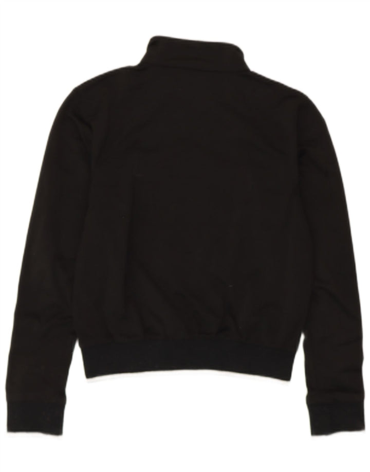 PUMA Chaqueta de chándal para mujer UK 8 Small Black Colourblock Poliéster