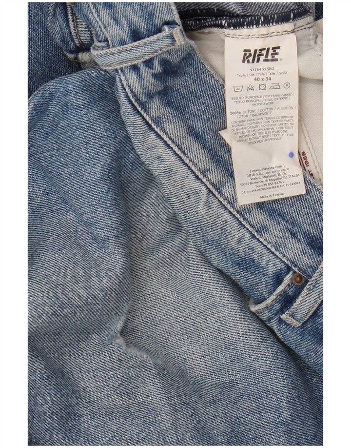 Vaqueros ajustados para hombre Rifle W40 L34 Algodón azul