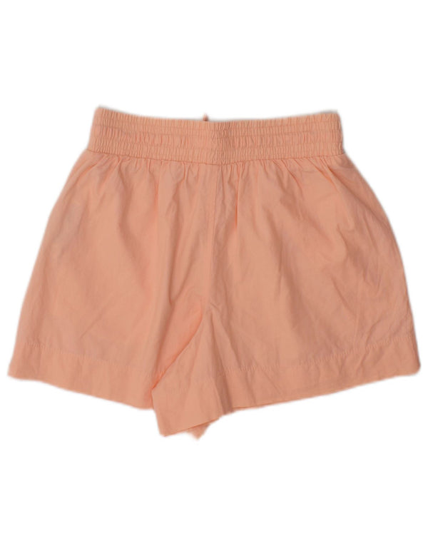 Rip Curl Pantalones Cortos Casuales De Cintura Alta Para Mujer XS W24 Algodón Rosa