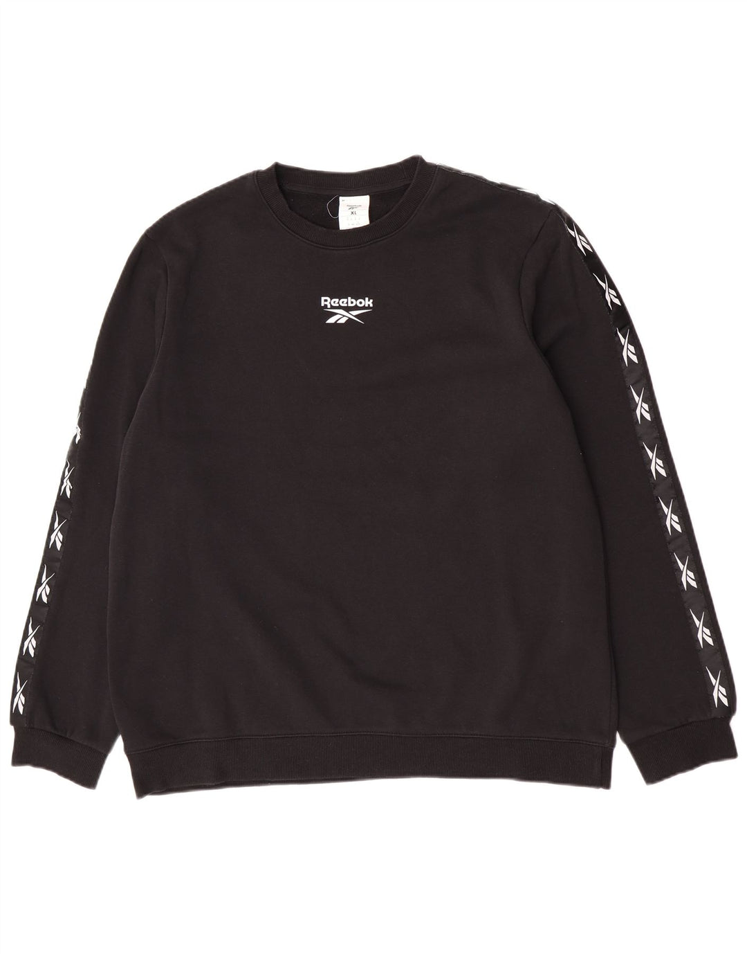 Reebok Hombre Graphic Sudadera Jumper XL Algodón Negro