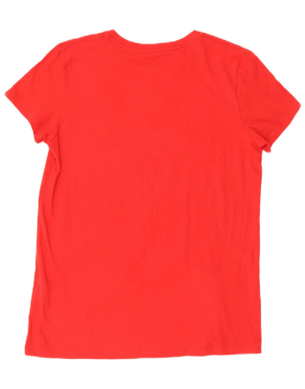Under Armour Camiseta con gráfico regular para hombre, parte superior de algodón rojo medio