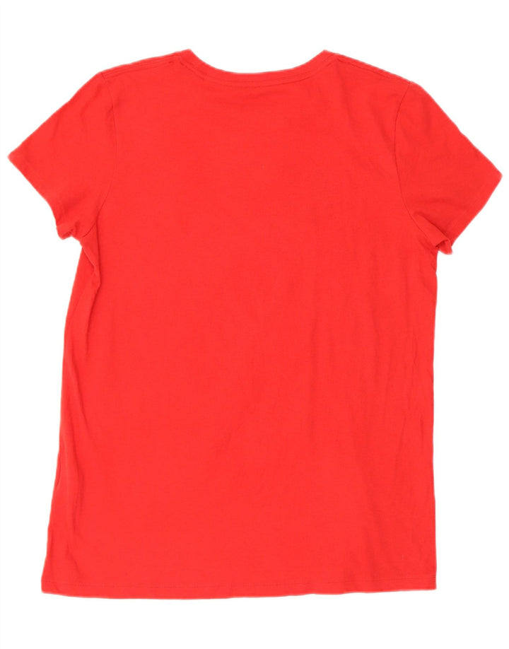 Under Armour Camiseta con gráfico regular para hombre, parte superior de algodón rojo medio