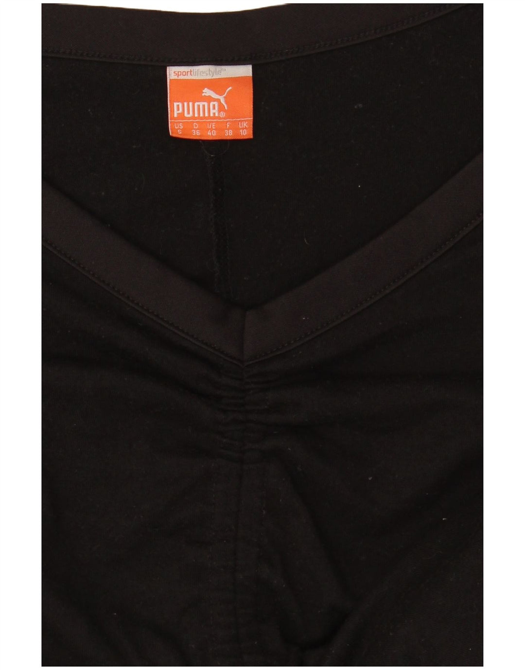 Puma Mujer Oversize Top Manga Larga UK 10 Small Negro