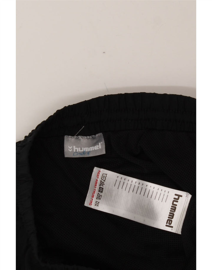 HUMMEL Mens Tracksuit Trousers Small  Black Polyester Vintage Hummel and Second-Hand Hummel from Messina Hembry 