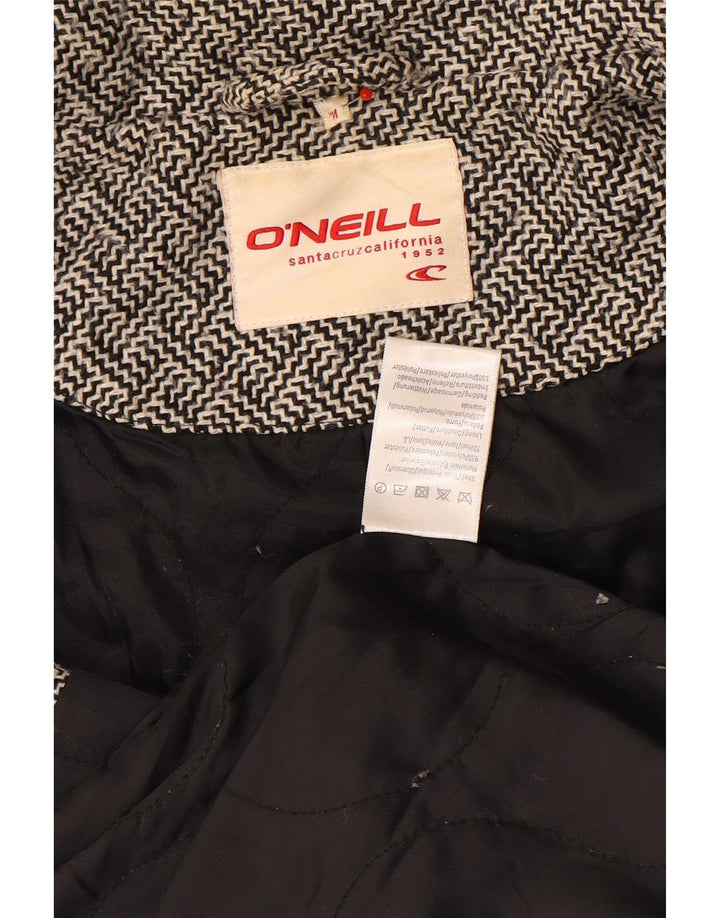 O'Neill Chaquetón para mujer UK 42 Poliéster geométrico gris medio