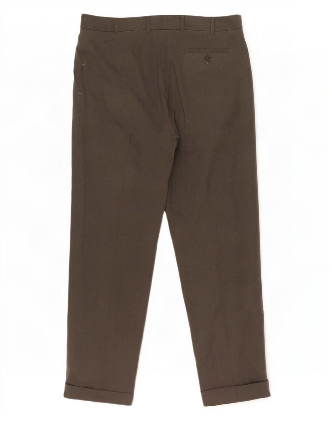 Marks & Spencer Pantalón de traje con pinzas para hombre W38 L31 Lyocell gris
