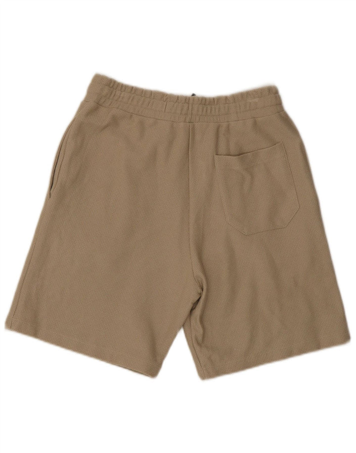 Zara Hombre Shorts Chinos Mediano W31 Algodón Beige