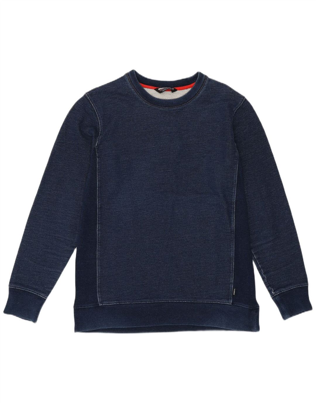 Sudadera con gráfico invicto para hombre, jersey de algodón azul marino mediano