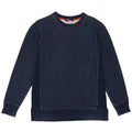 Sudadera con gráfico invicto para hombre, jersey de algodón azul marino mediano