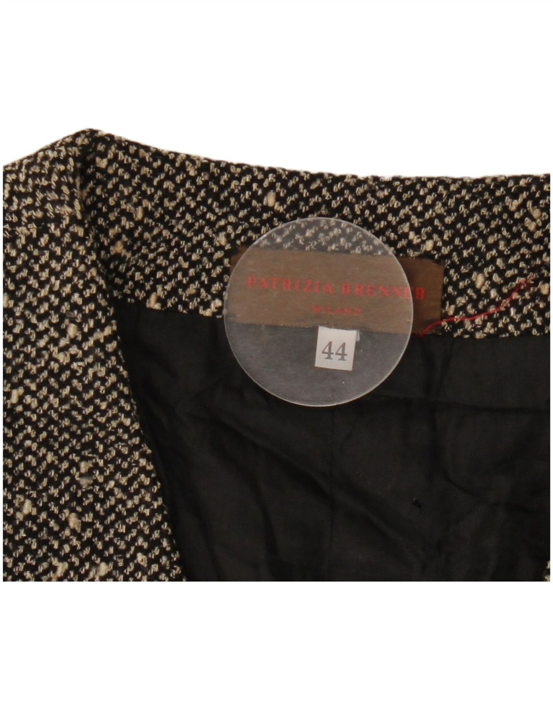 Patrizia Brenner Chaleco De Mujer IT 44 Medio Negro Moteado