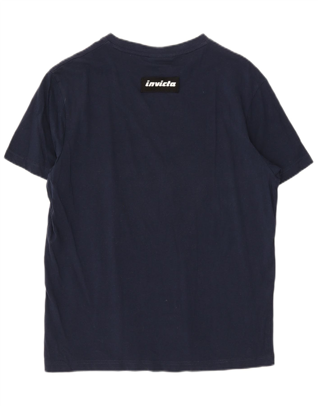 Invicta Camiseta gráfica para hombre Top grande de algodón azul marino