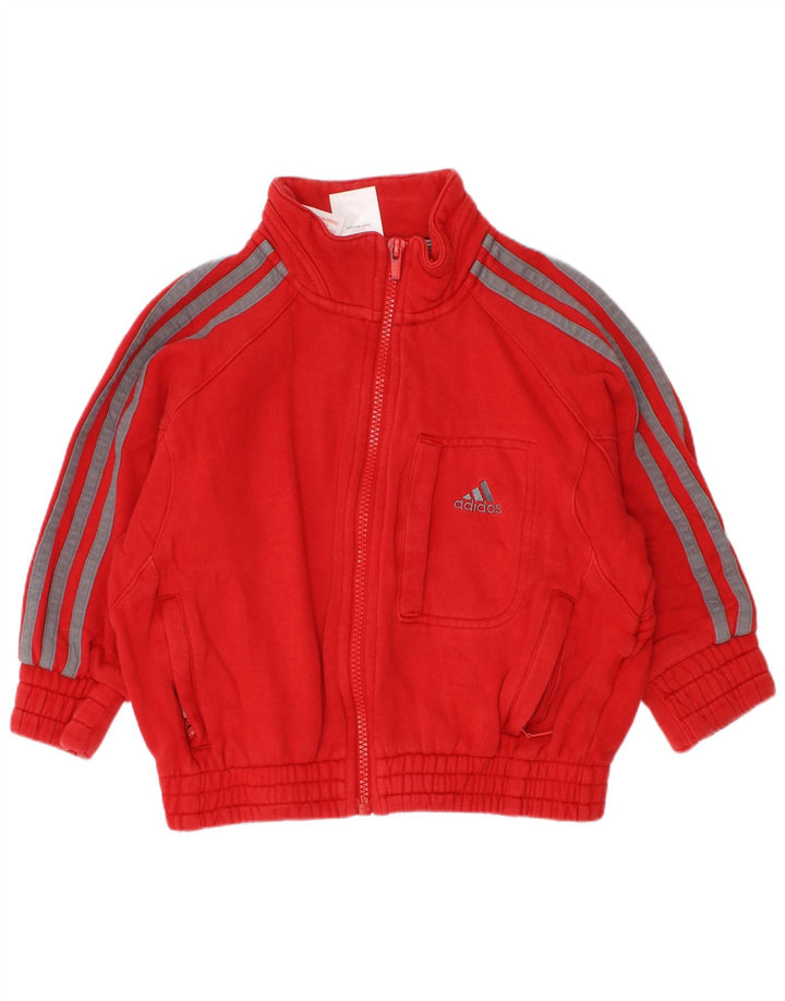 ADIDAS Chaqueta de chándal para niño 3-4 años Rojo Algodón