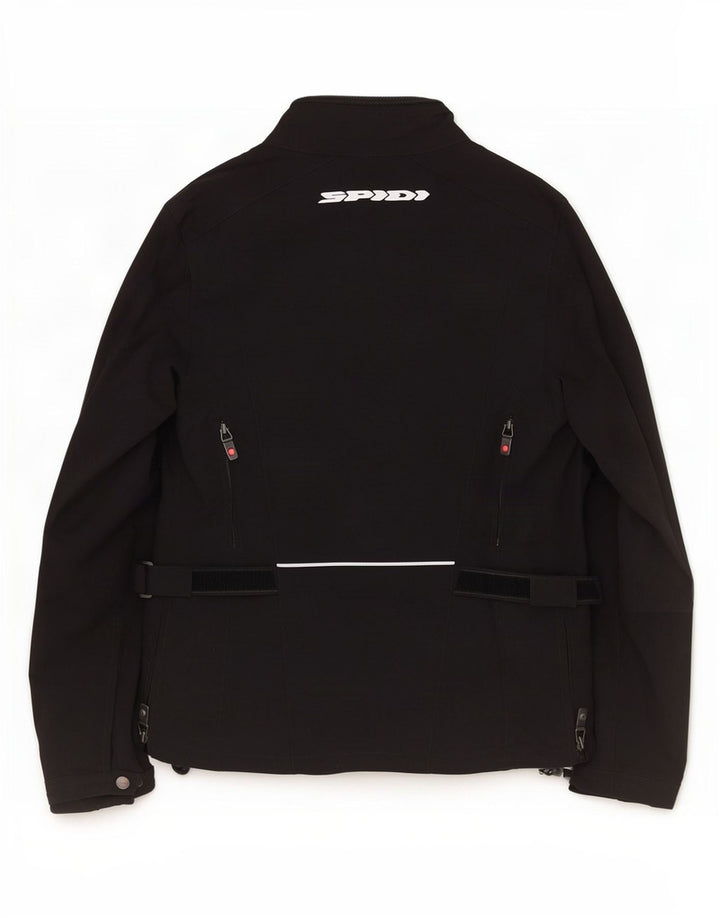 Spidi - Chaqueta de motociclista para mujer, talla XL, poliamida negra
