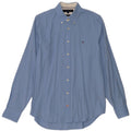 Camisa Tommy Hilfiger Hombre Slim Fit Algodón Azul Pequeño