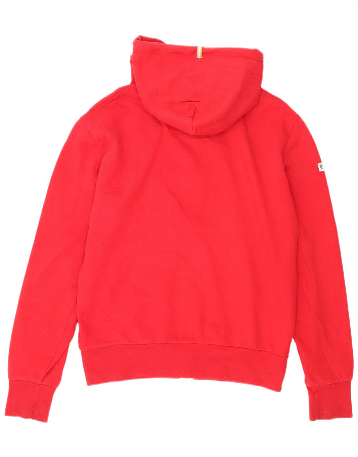 Superdry Hombre Sudadera Con Capucha Y Cremallera De Algodón Rojo Medio