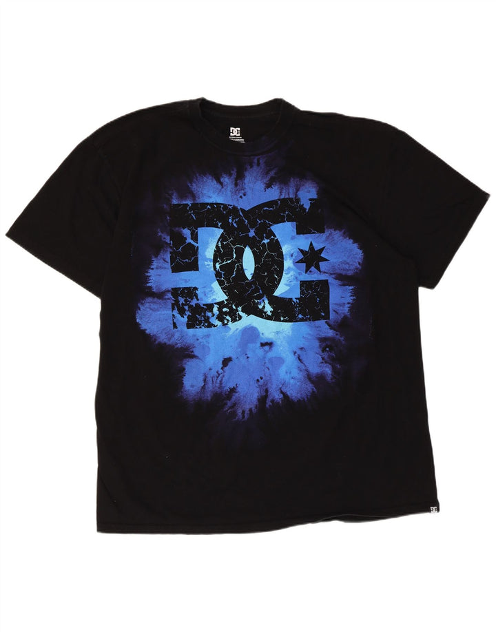 DC Camiseta gráfica para hombre Top XL Algodón negro