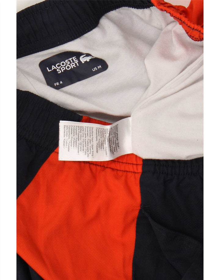 Lacoste Pantalones de chándal para hombre Joggers Talla 4 Mediano Azul marino Colorblock