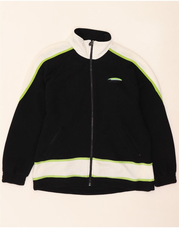 Lotto Chaqueta de chándal extragrande para mujer UK 10 Small Black Colourblock