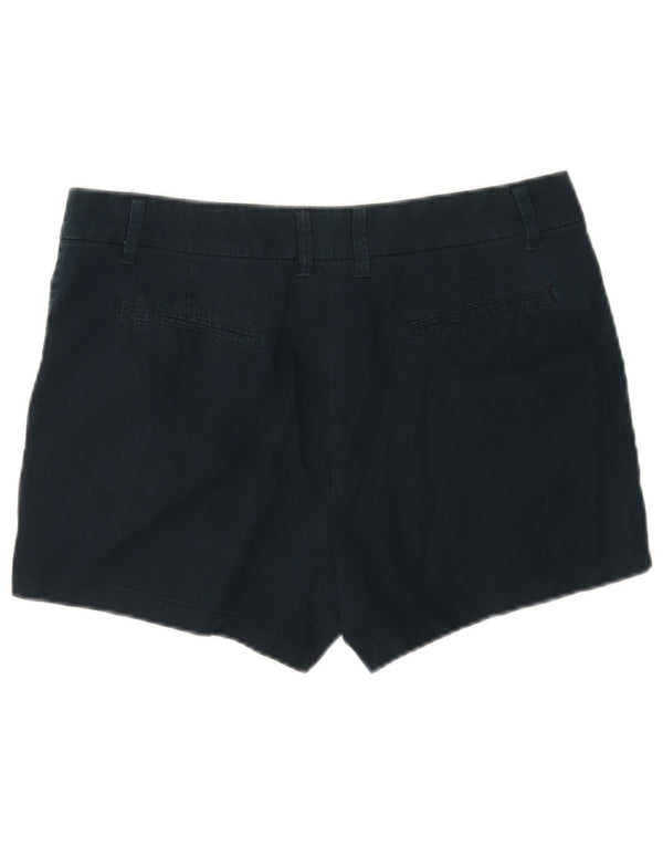 Marks & Spencer Pantalones cortos chinos para mujer UK 12 Medium W30 Azul marino Algodón